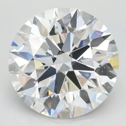 3.06 Carat Round Cut Lab Grown