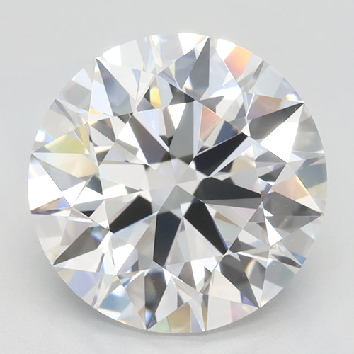 3.04 Carat Round Cut Lab Grown 3.04 Carat Round Cut Lab Grown