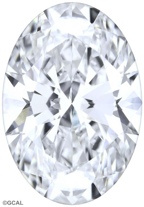 3.75 Carat Oval Lab Grown