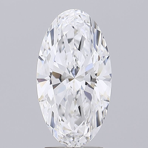 2.70 Carat Oval Lab Grown