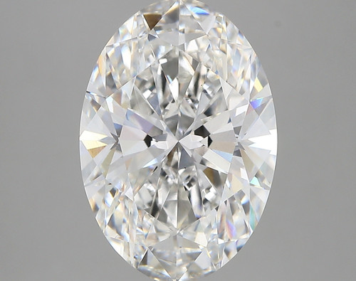 6.04 Carat Oval Lab Grown