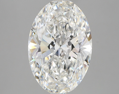3.88 Carat Oval Lab Grown