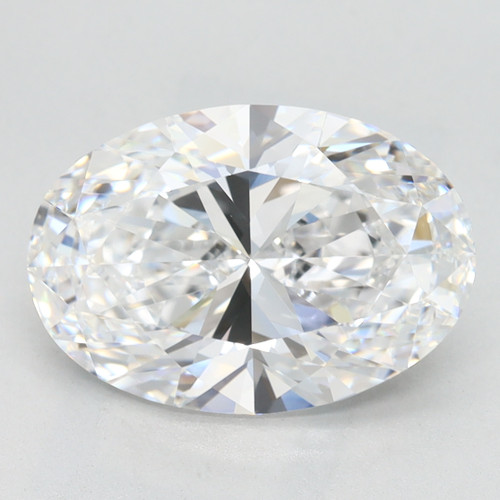 3.25 Carat Oval Lab Grown