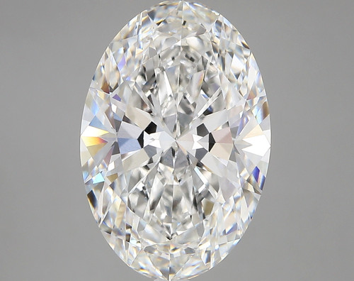 6.49 Carat Oval Lab Grown