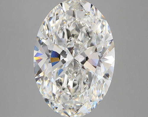 6.41 Carat Oval Lab Grown