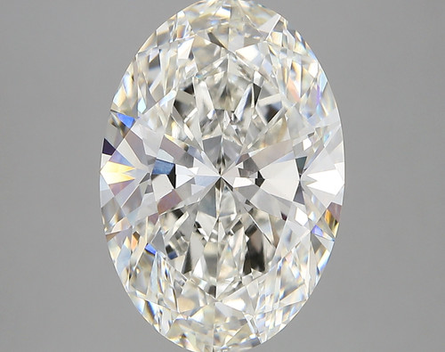 6.18 Carat Oval Lab Grown