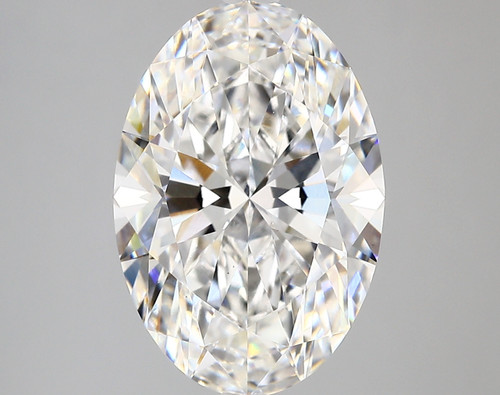 5.54 Carat Oval Lab Grown