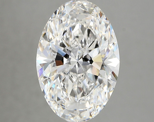 4.65 Carat Oval Lab Grown