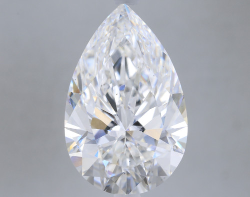 5.71 Carat Pear Lab Grown