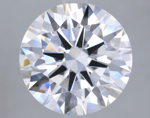 3.58 Carat Round Cut Lab Grown