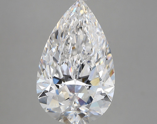 5.85 Carat Pear Lab Grown