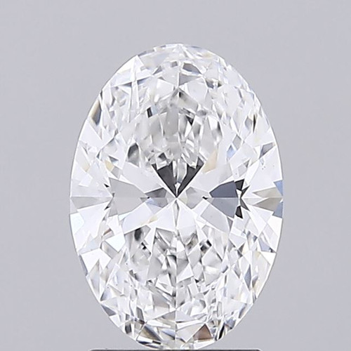 1.66 Carat Oval Lab Grown