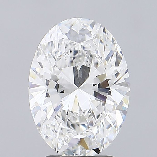 2.83 Carat Oval Lab Grown