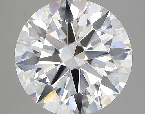 6.03 Carat Round Cut Lab Grown