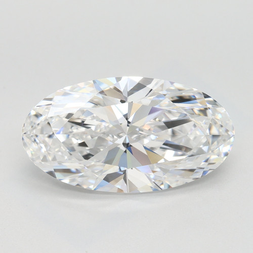 2.96 Carat Oval Lab Grown