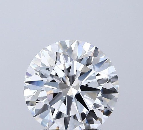 2.55 Carat Round Cut Lab Grown