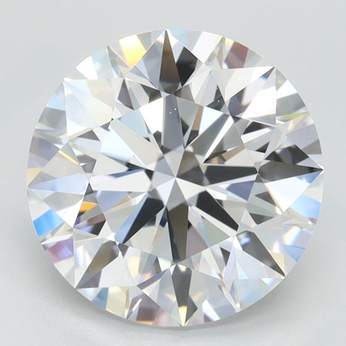 3.20 Carat Round Cut Lab Grown