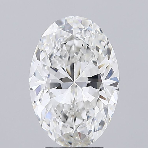 3.24 Carat Oval Lab Grown