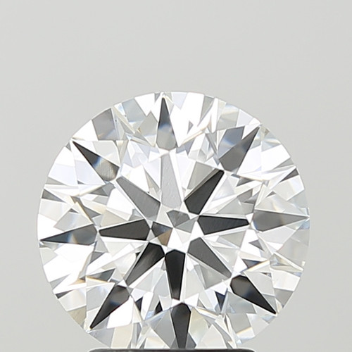 3.08 Carat Round Cut Lab Grown