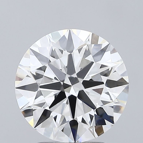 3.07 Carat Round Cut Lab Grown