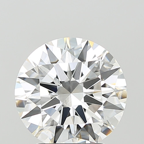3.04 Carat Round Cut Lab Grown