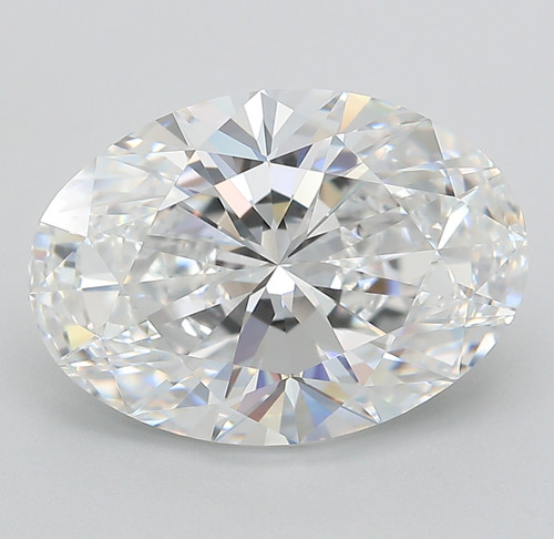 5.21 Carat Oval Lab Grown