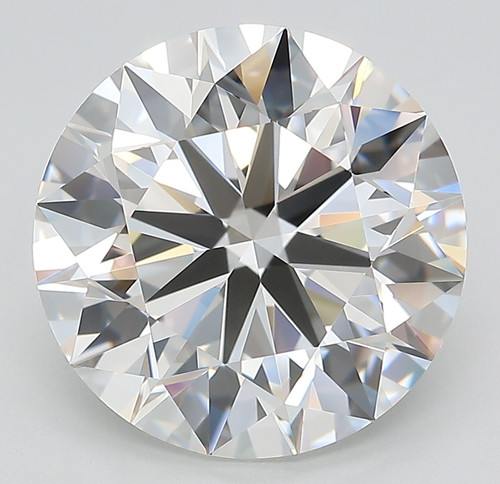 6.02 Carat Round Cut Lab Grown