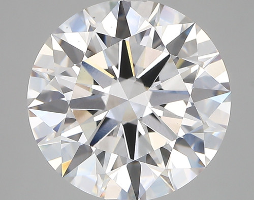 5.49 Carat Round Cut Lab Grown