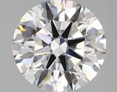 3.44 Carat Round Cut Lab Grown