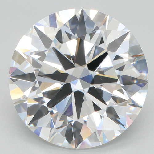 6.05 Carat Round Cut Lab Grown