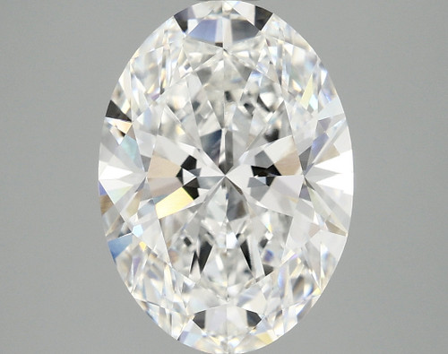 3.90 Carat Oval Lab Grown