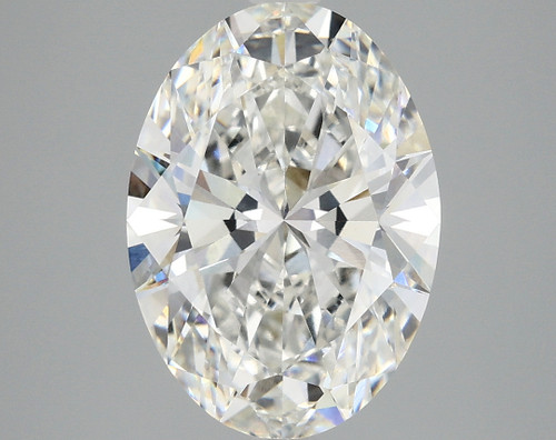 3.96 Carat Oval Lab Grown