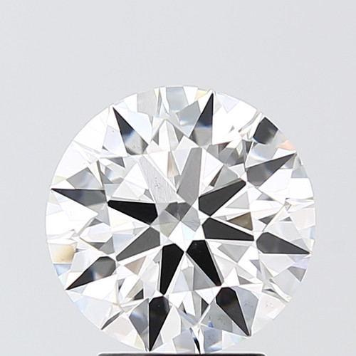 3.03 Carat Round Cut Lab Grown