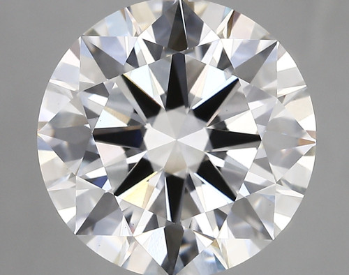 6.09 Carat Round Cut Lab Grown