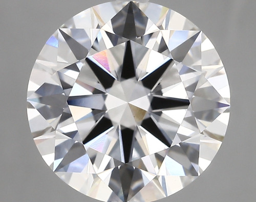 6.02 Carat Round Cut Lab Grown