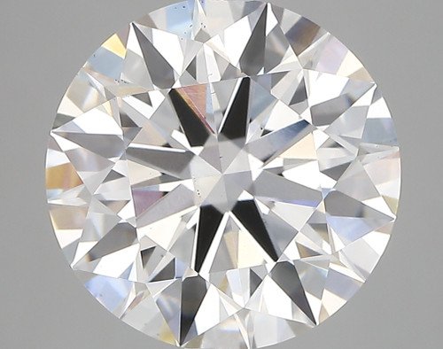 5.49 Carat Round Cut Lab Grown