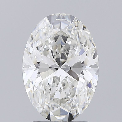 2.46 Carat Oval Lab Grown