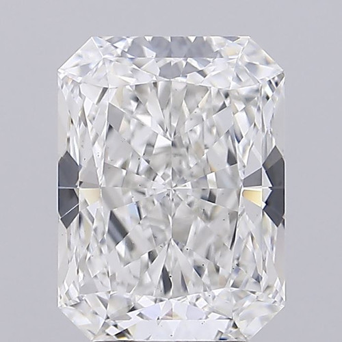 3.77 Carat Radiant Lab Grown