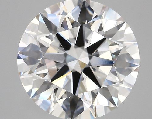 5.49 Carat Round Cut Lab Grown