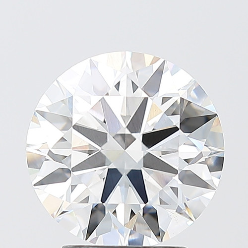 3.08 Carat Round Cut Lab Grown