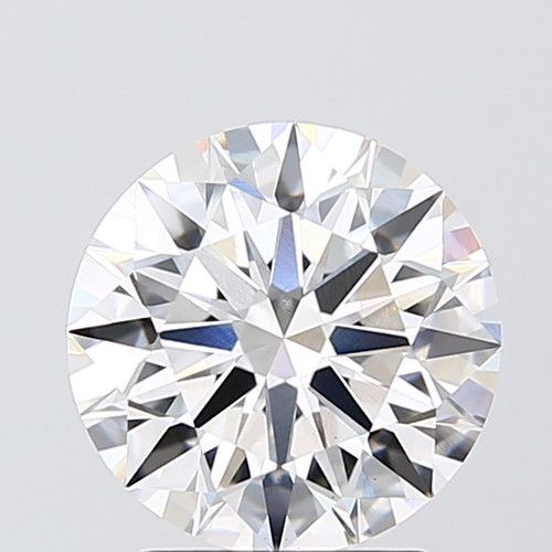 2.52 Carat Round Cut Lab Grown