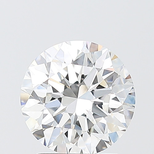 2.01 Carat Round Cut Lab Grown