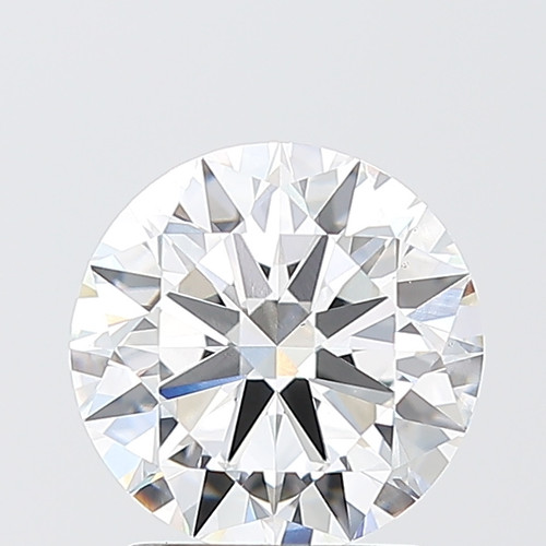 2.01 Carat Round Cut Lab Grown