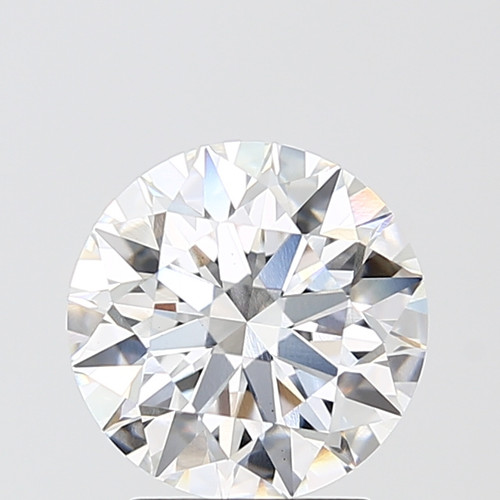 2.56 Carat Round Cut Lab Grown