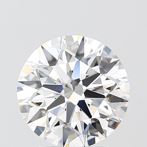3.06 Carat Round Cut Lab Grown