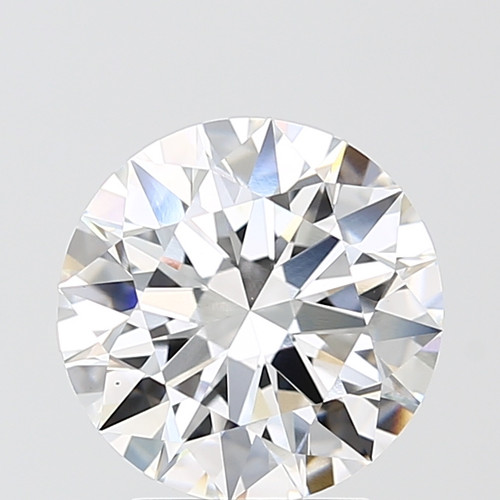 3.04 Carat Round Cut Lab Grown