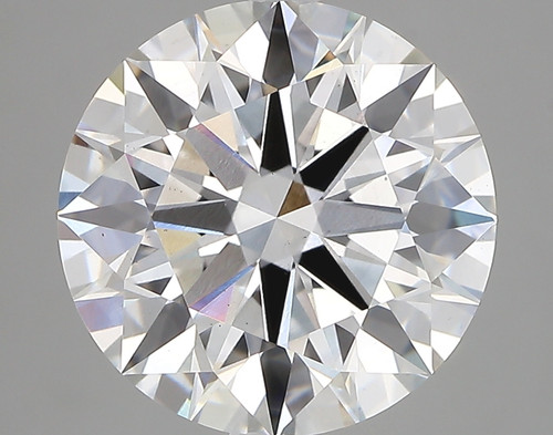 5.24 Carat Round Cut Lab Grown 5.24 Carat Round Cut Lab Grown