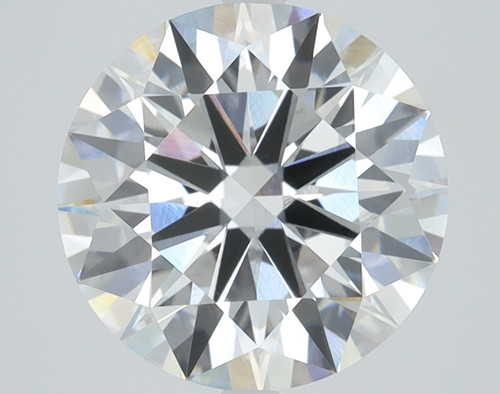 3.41 Carat Round Cut Lab Grown