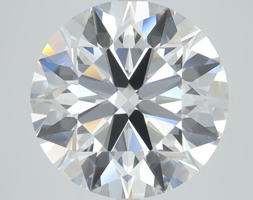 6.06 Carat Round Cut Lab Grown