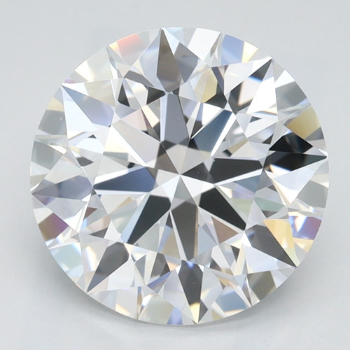 2.74 Carat Round Cut Lab Grown